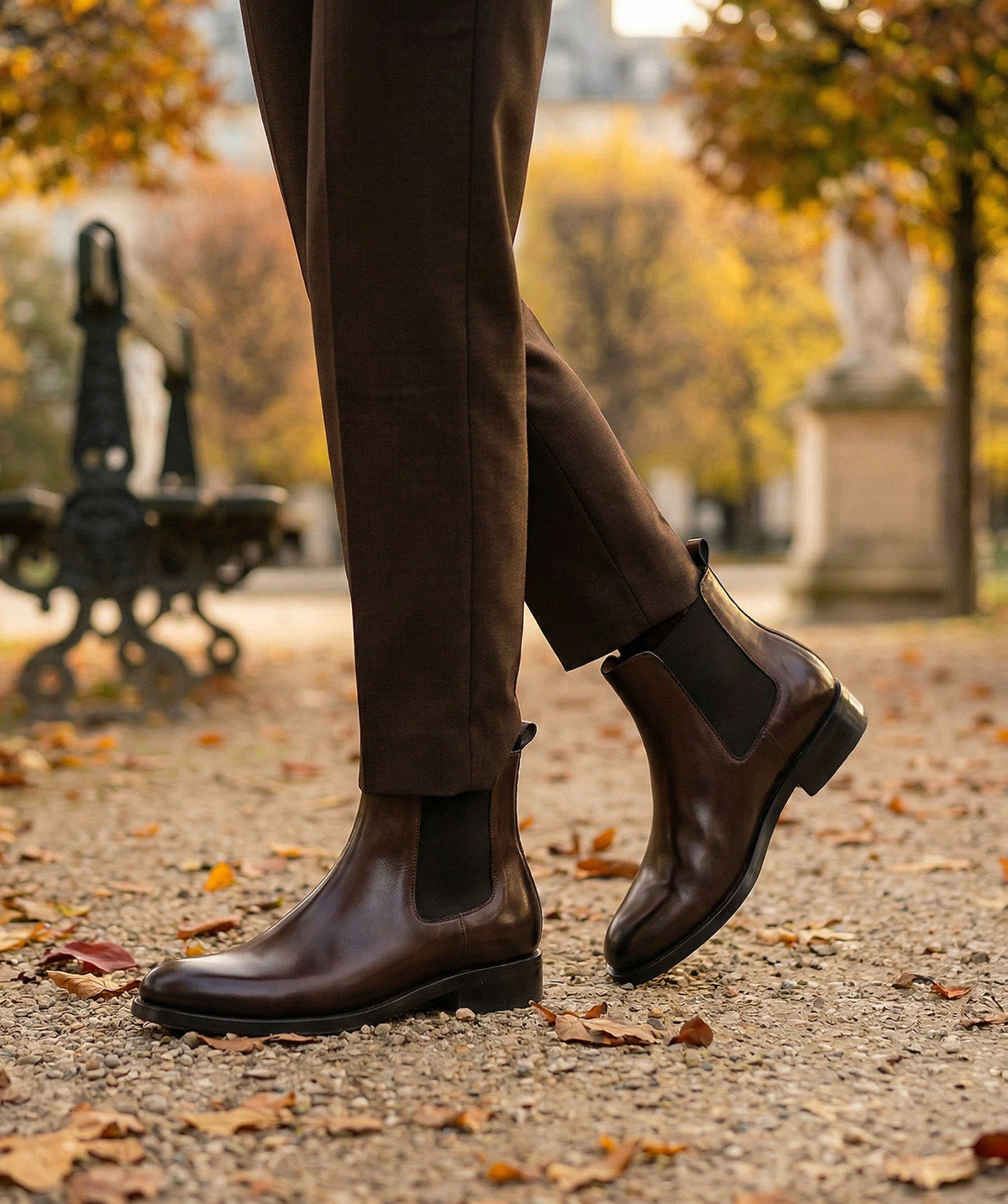MARY Dark Brown Ankle Boots