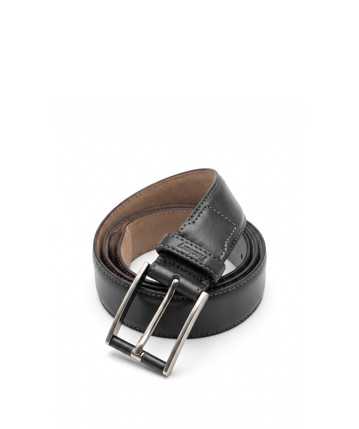 Patinated Gray Leather Belt (old style)