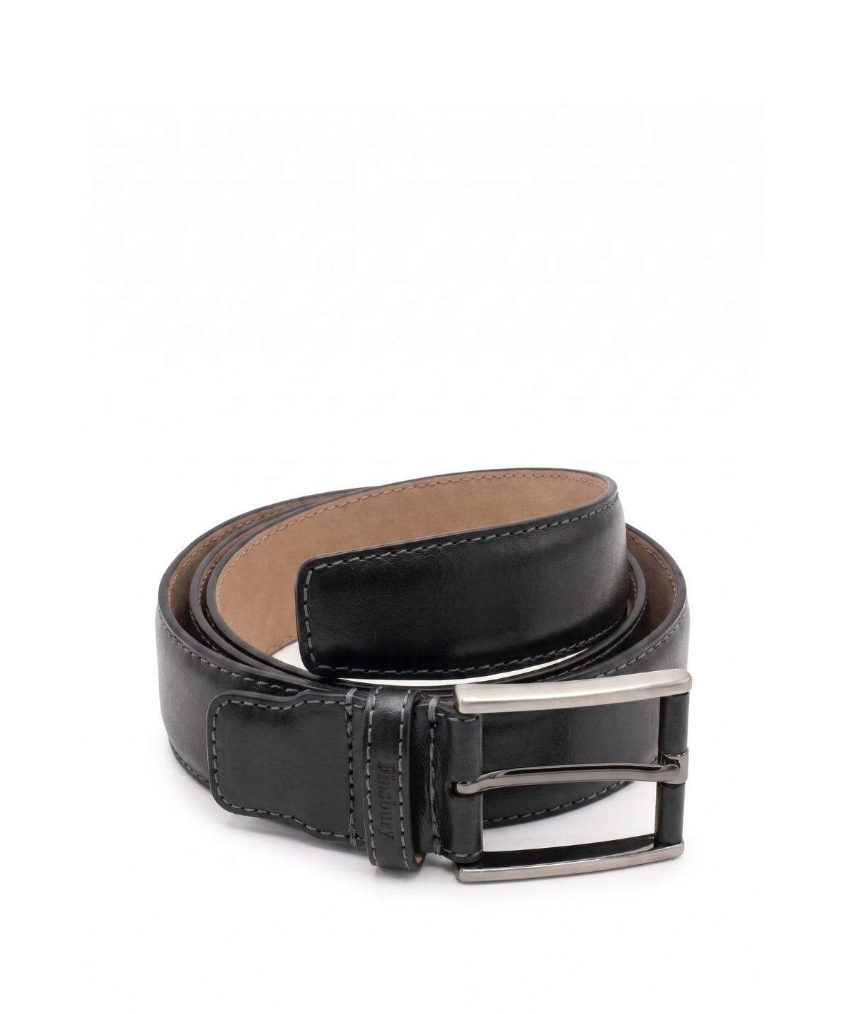 Patinated Gray Leather Belt (old style)