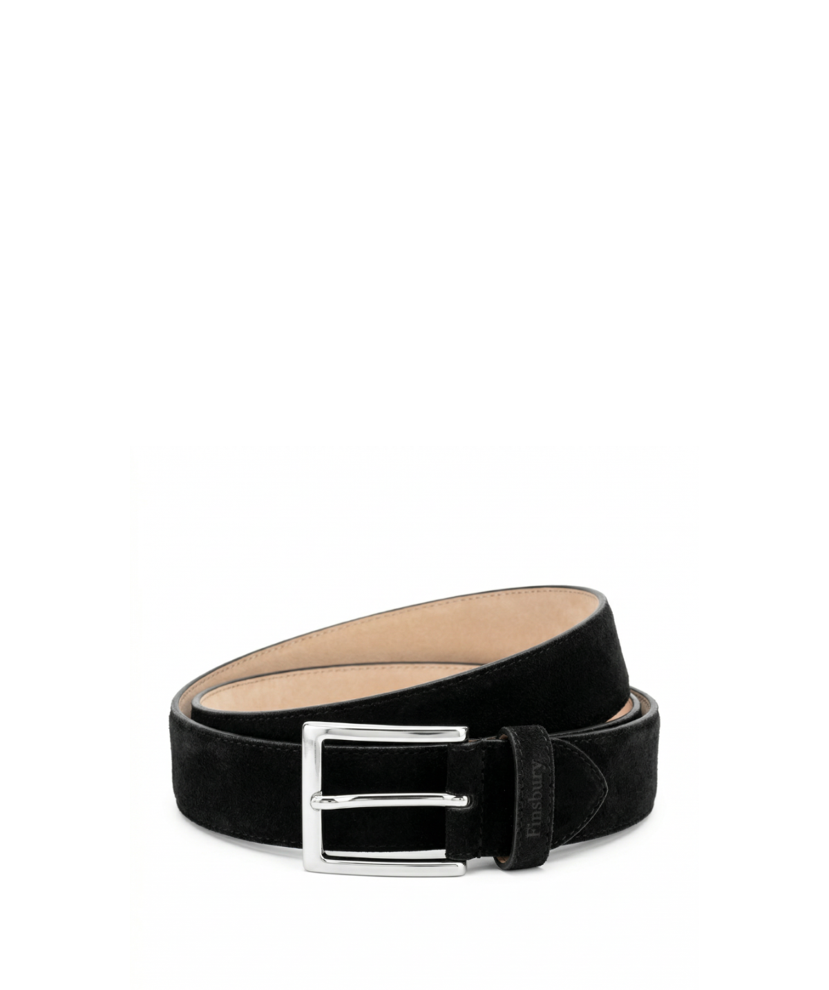 Ceinture Veau Velours Noir