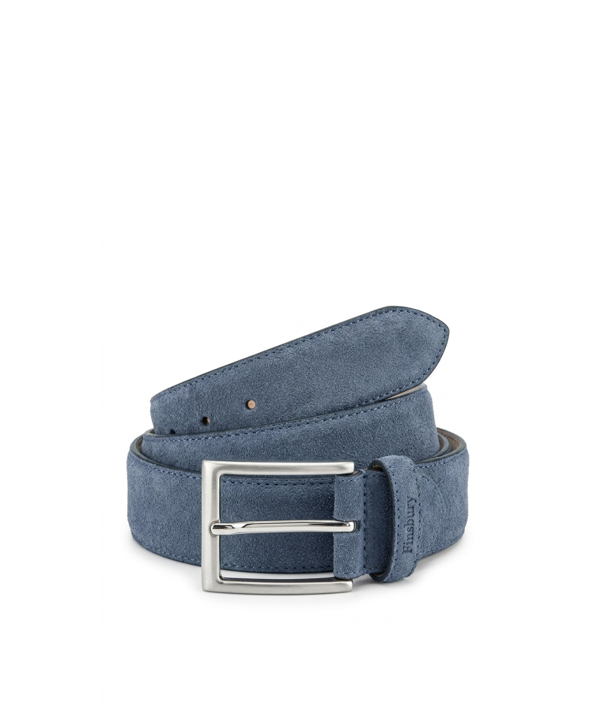 Azure Blue Suede Belt