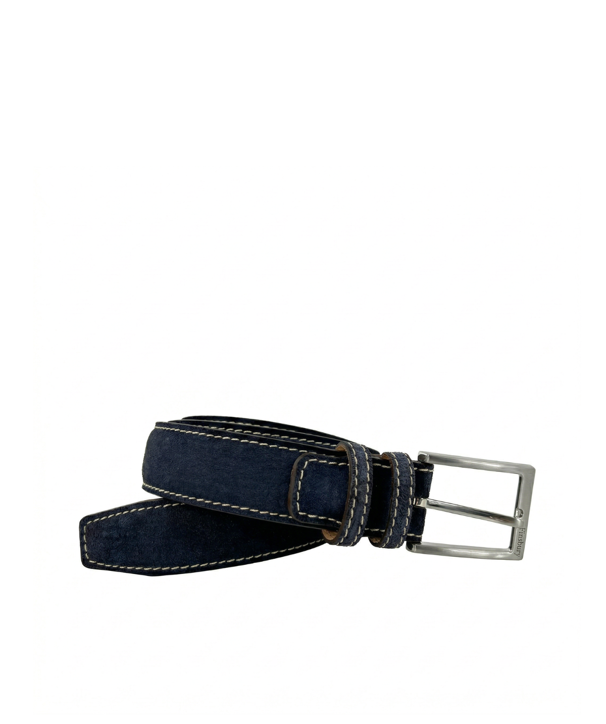 Navy blue suede summer belt