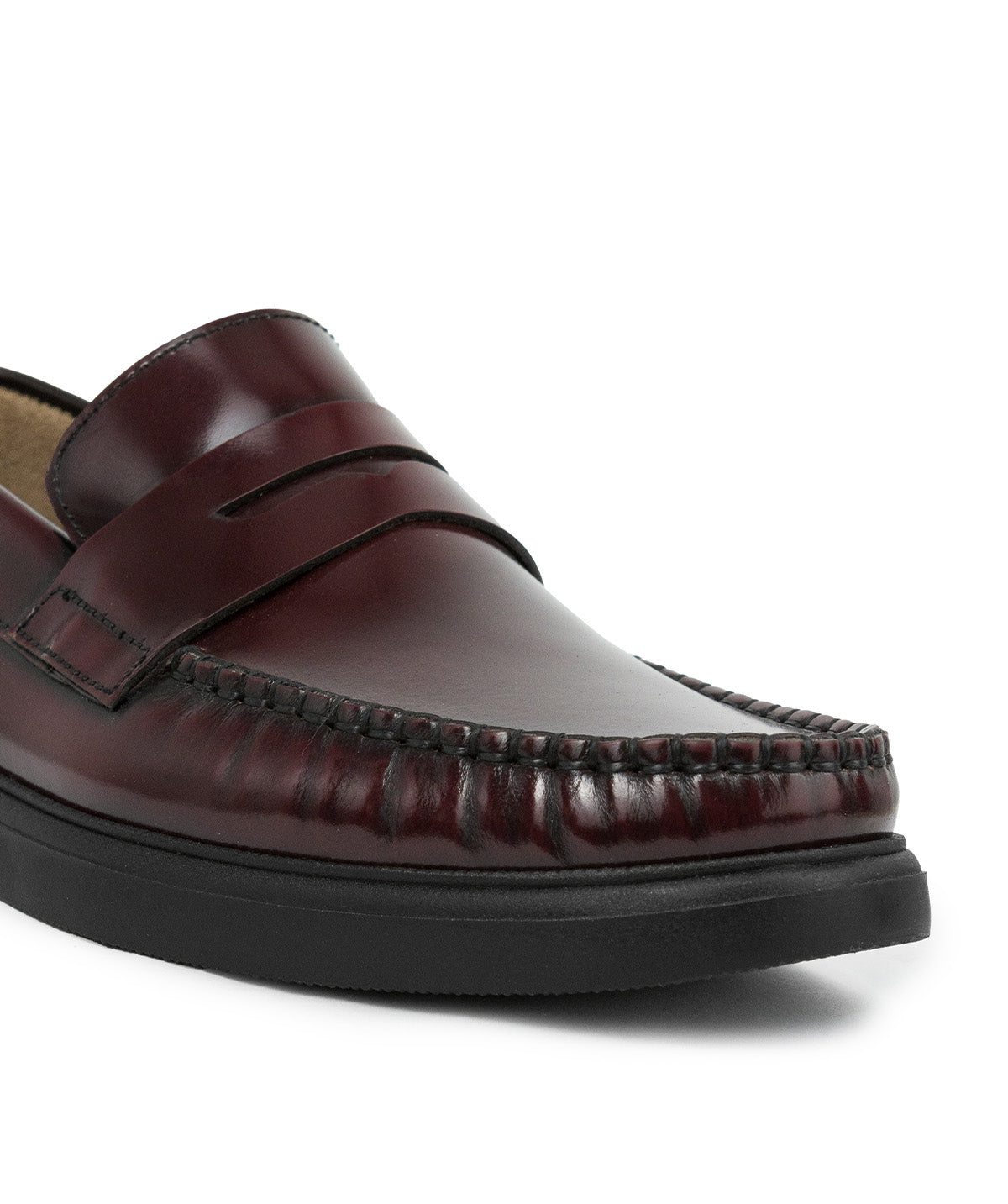 Mocassins EDUARDO Bordeaux Lisse