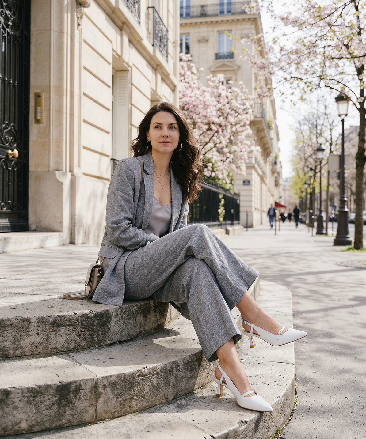 Escarpins PARIS LISA Blanc
