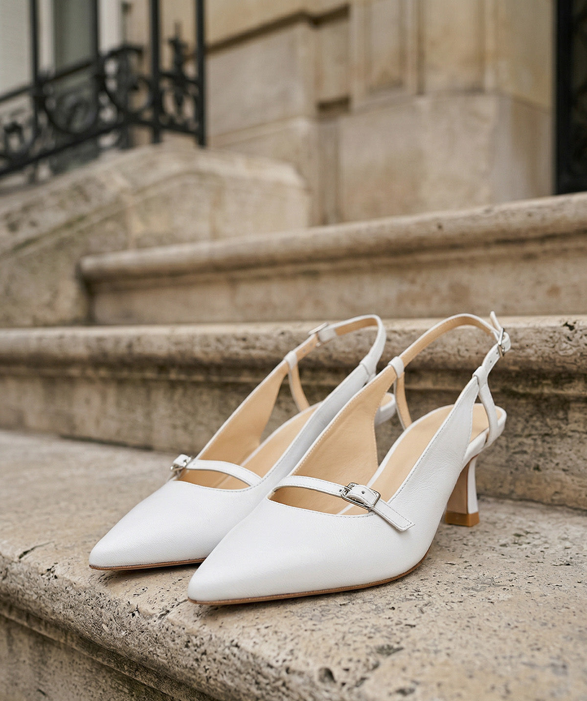 Escarpins PARIS LISA Blanc