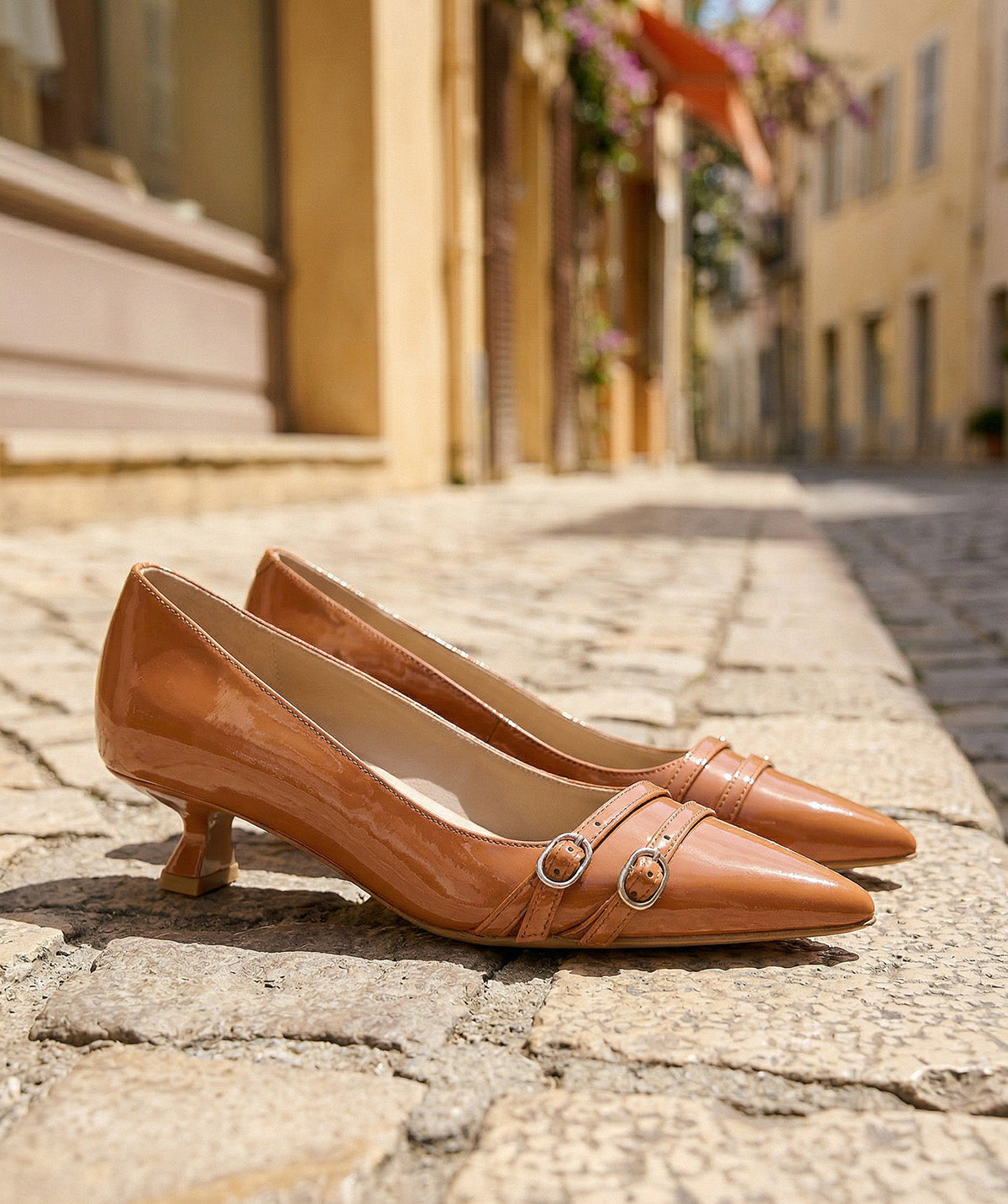Escarpins NOEMIE Cognac