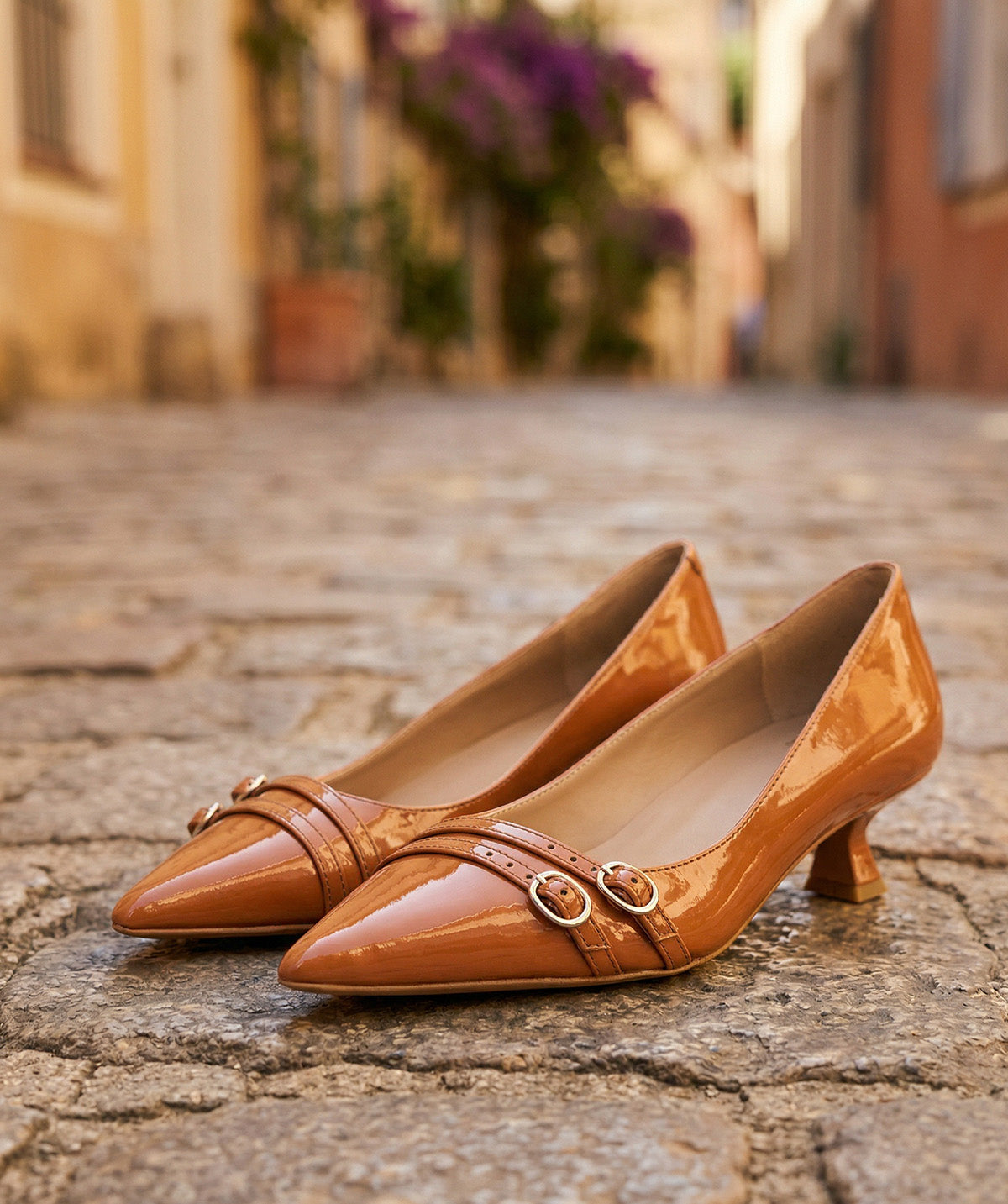 Escarpins NOEMIE Cognac