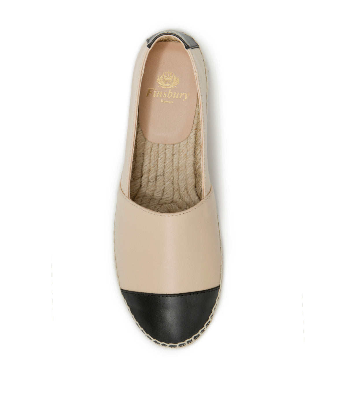 Espadrille IZIA Beige et Noir