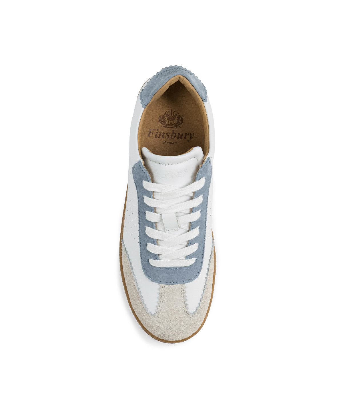 Sneakers JANE Ciel et Blanc