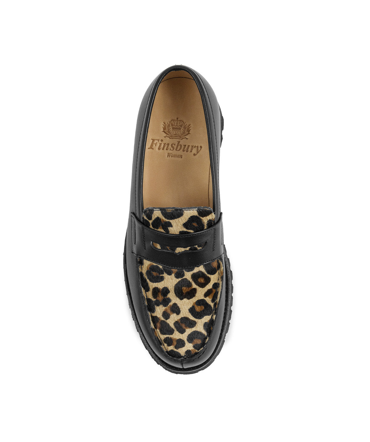 Mocassins LILOU Gomme Léopard