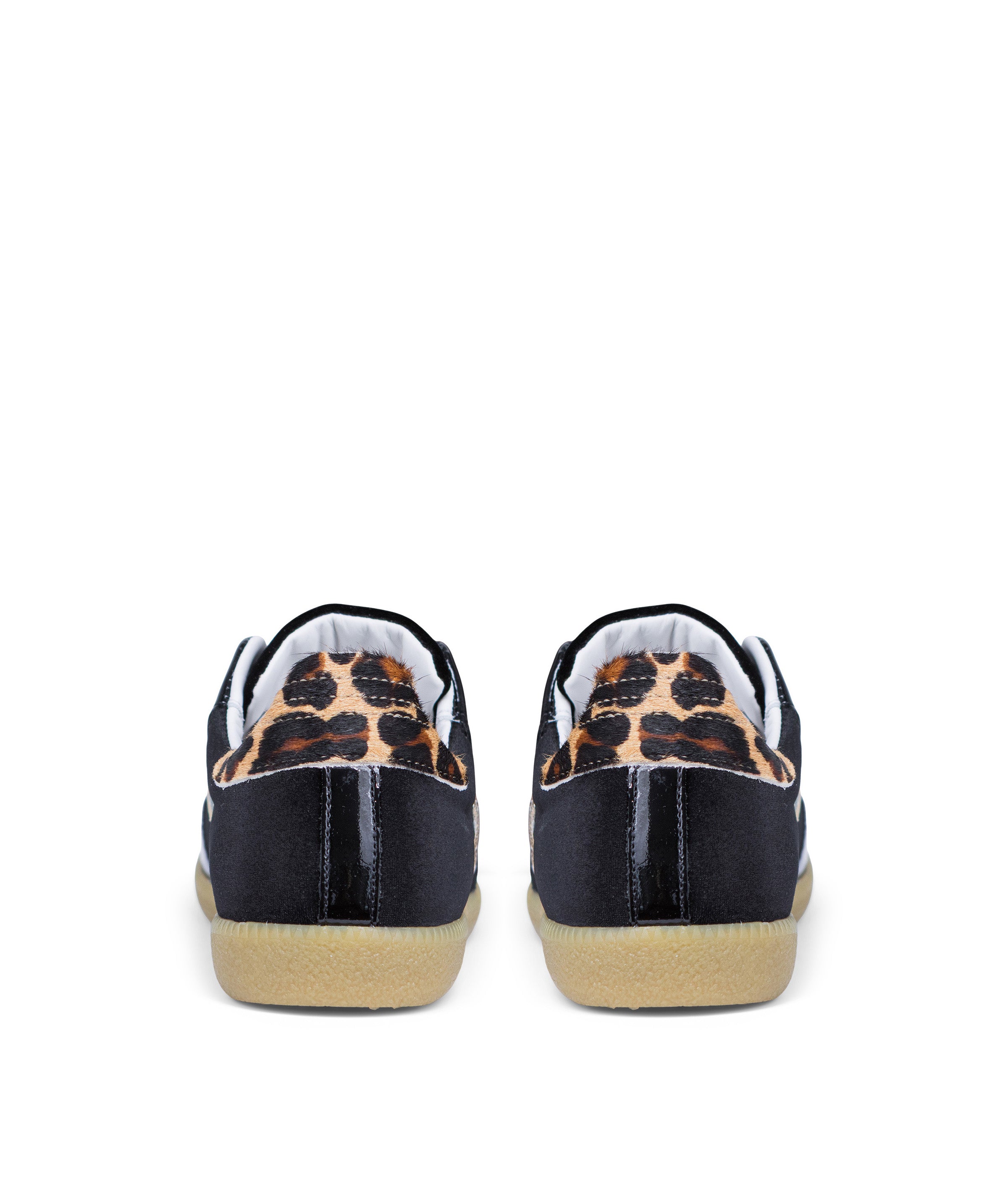 MATHILDE Black Leopard Sneakers