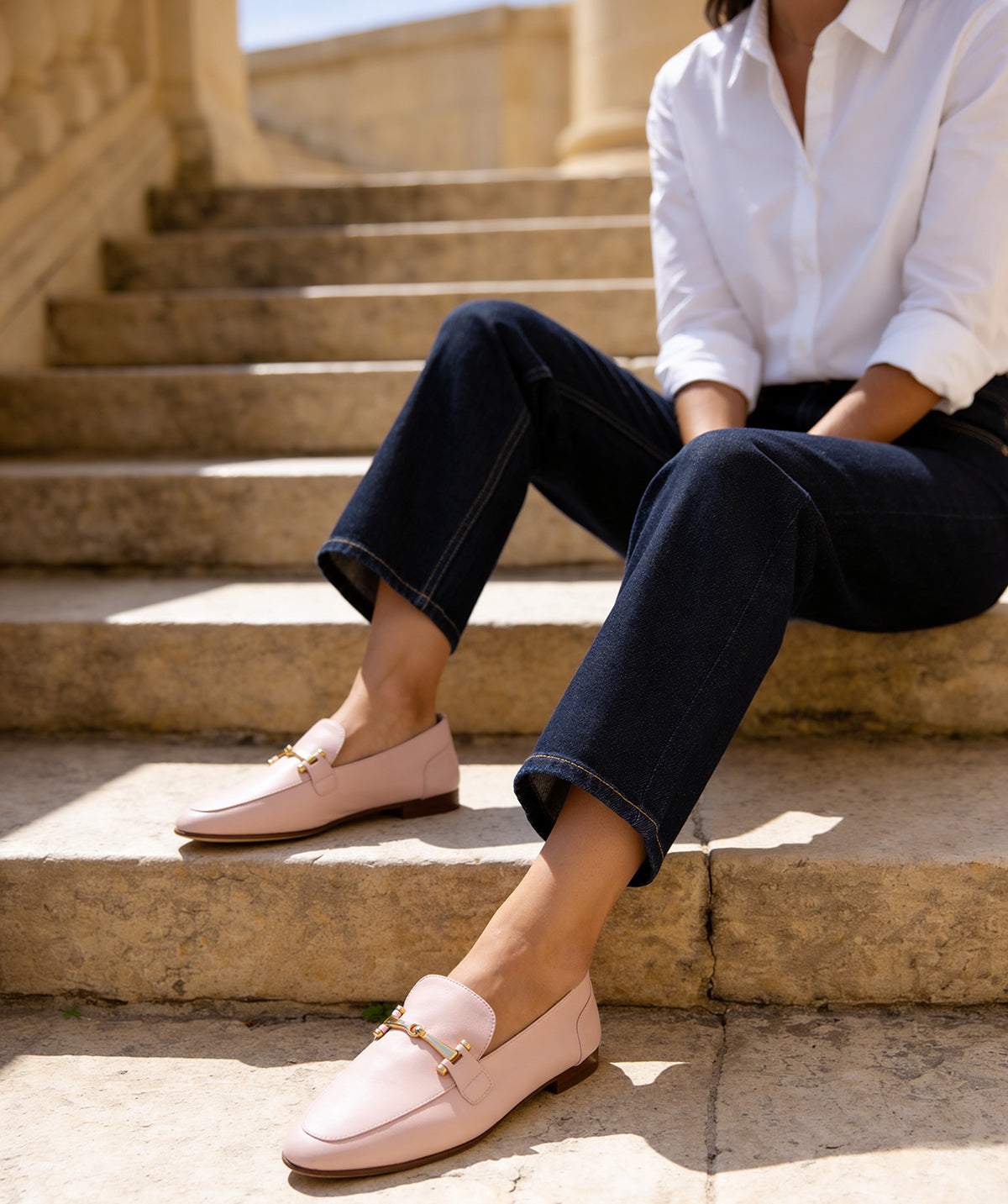 AMELIE Loafers Petal Pink