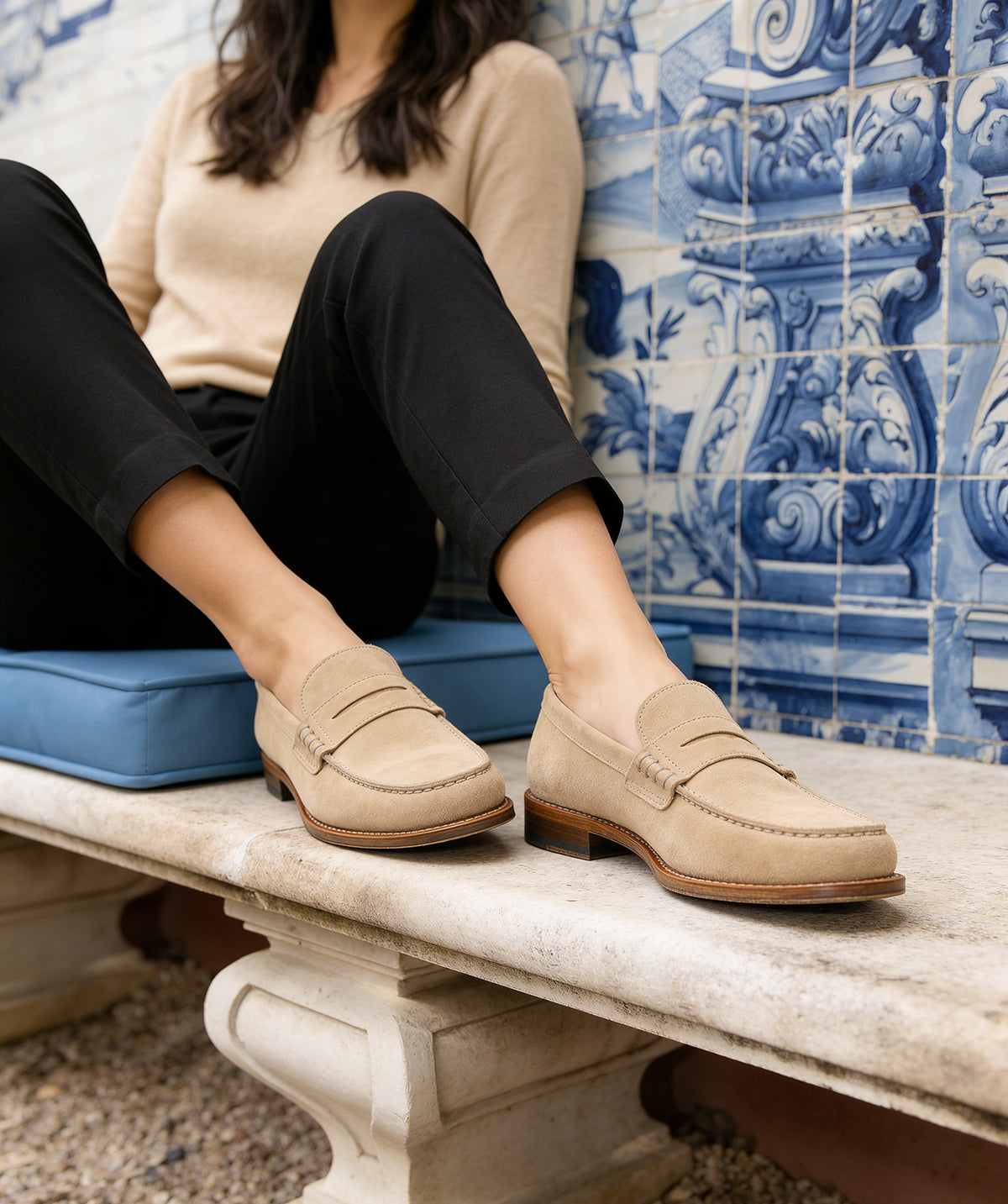 Mocassins TIFFANY Beige Ambre