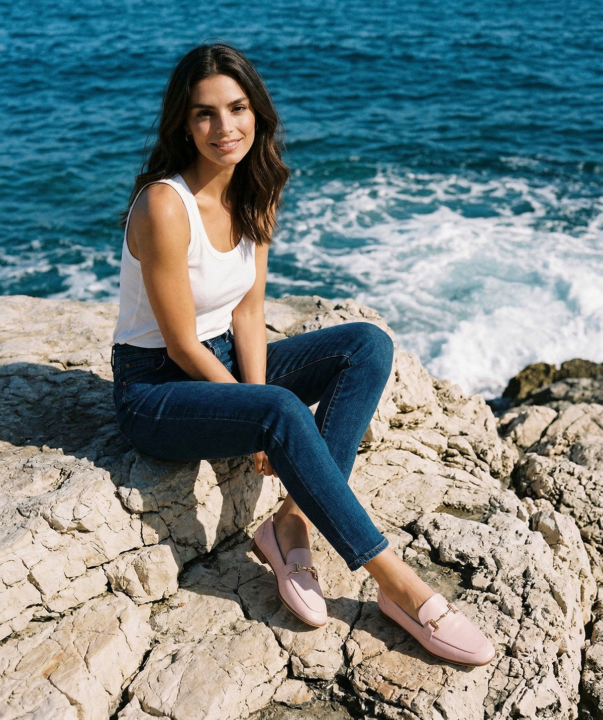 Mocassins AMELIE Rose Pétale