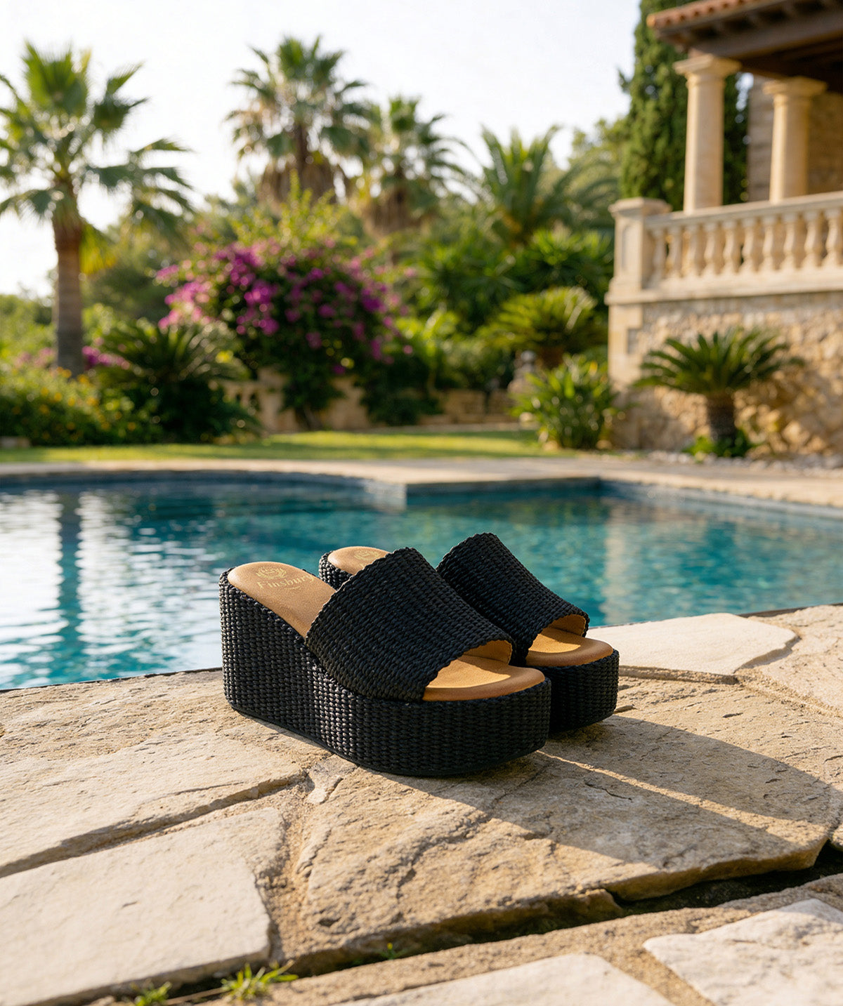 SABRINA Black Mule