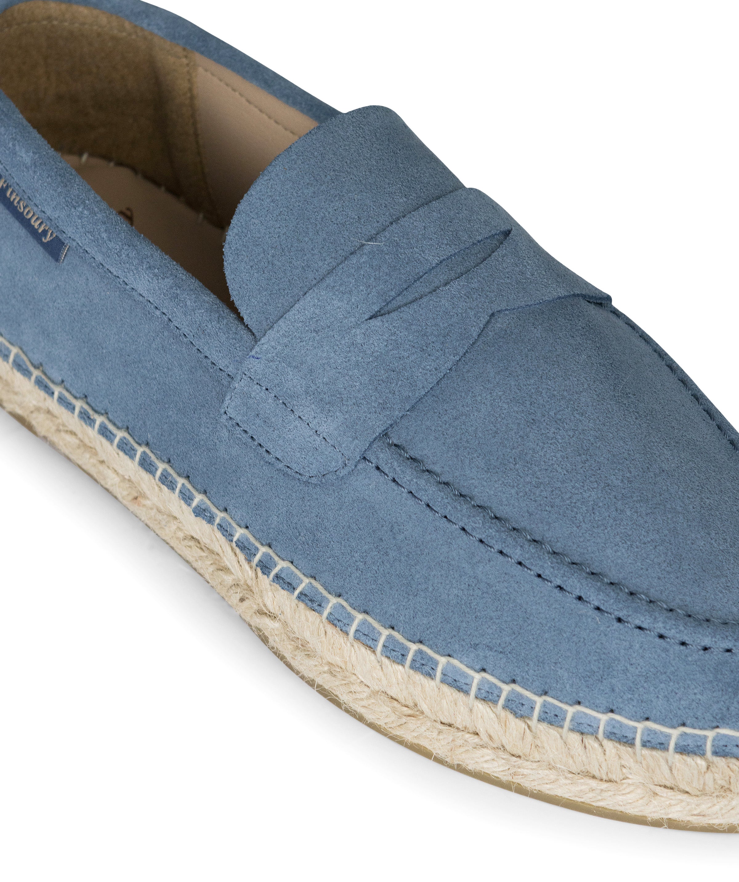 NEVADA Suede Blue Loafers