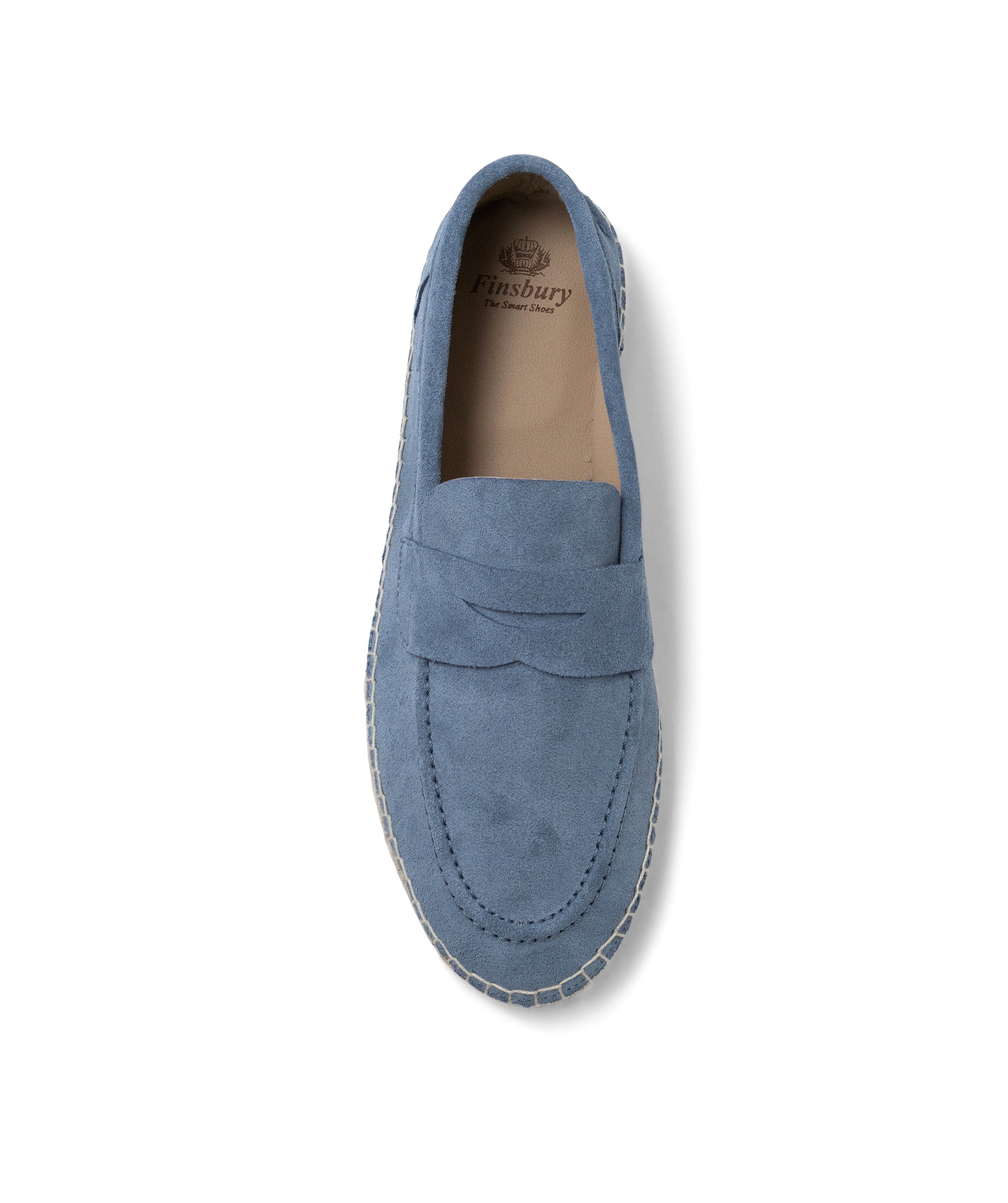 NEVADA Suede Blue Loafers