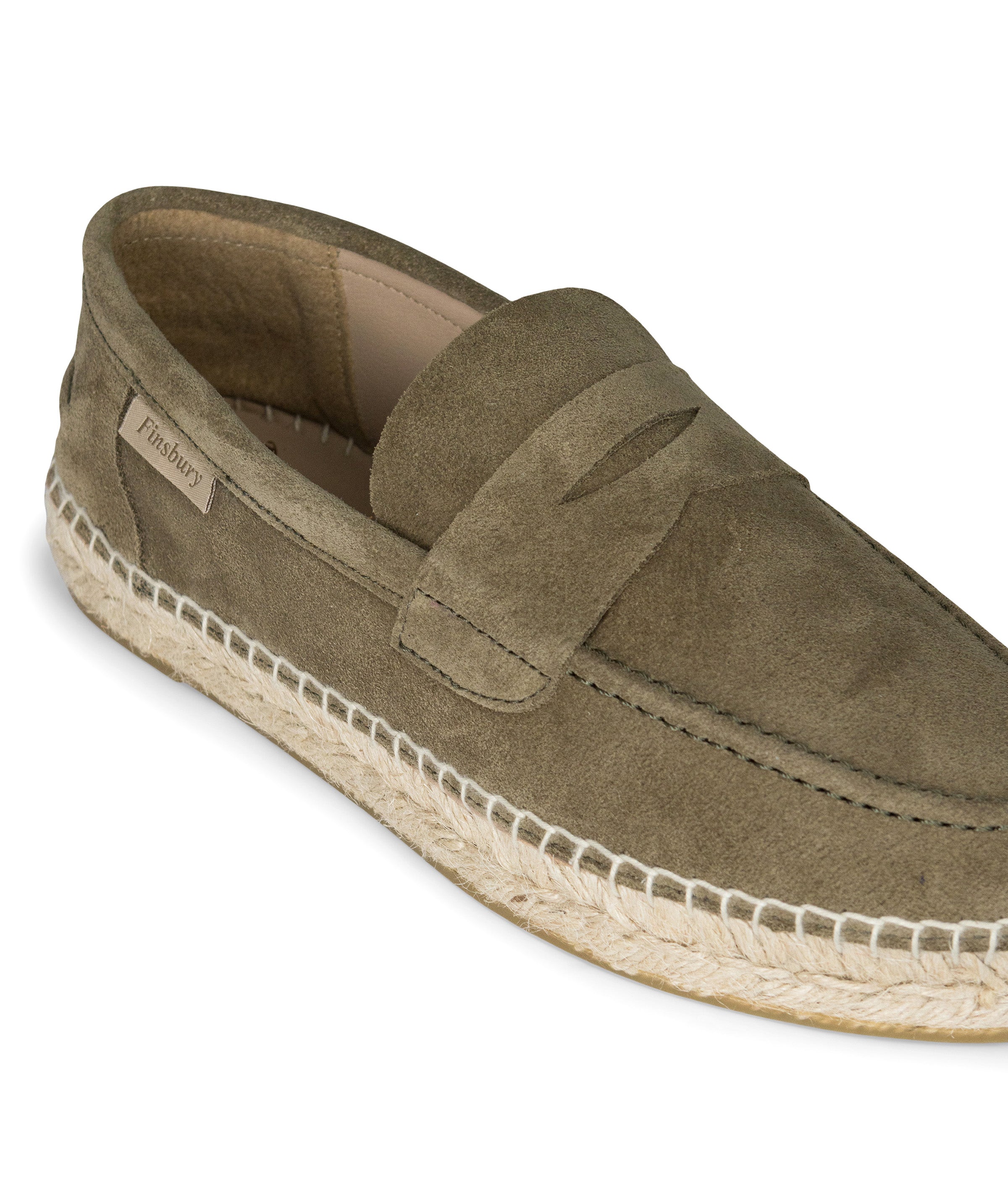 NEVADA Suede Olive Loafers