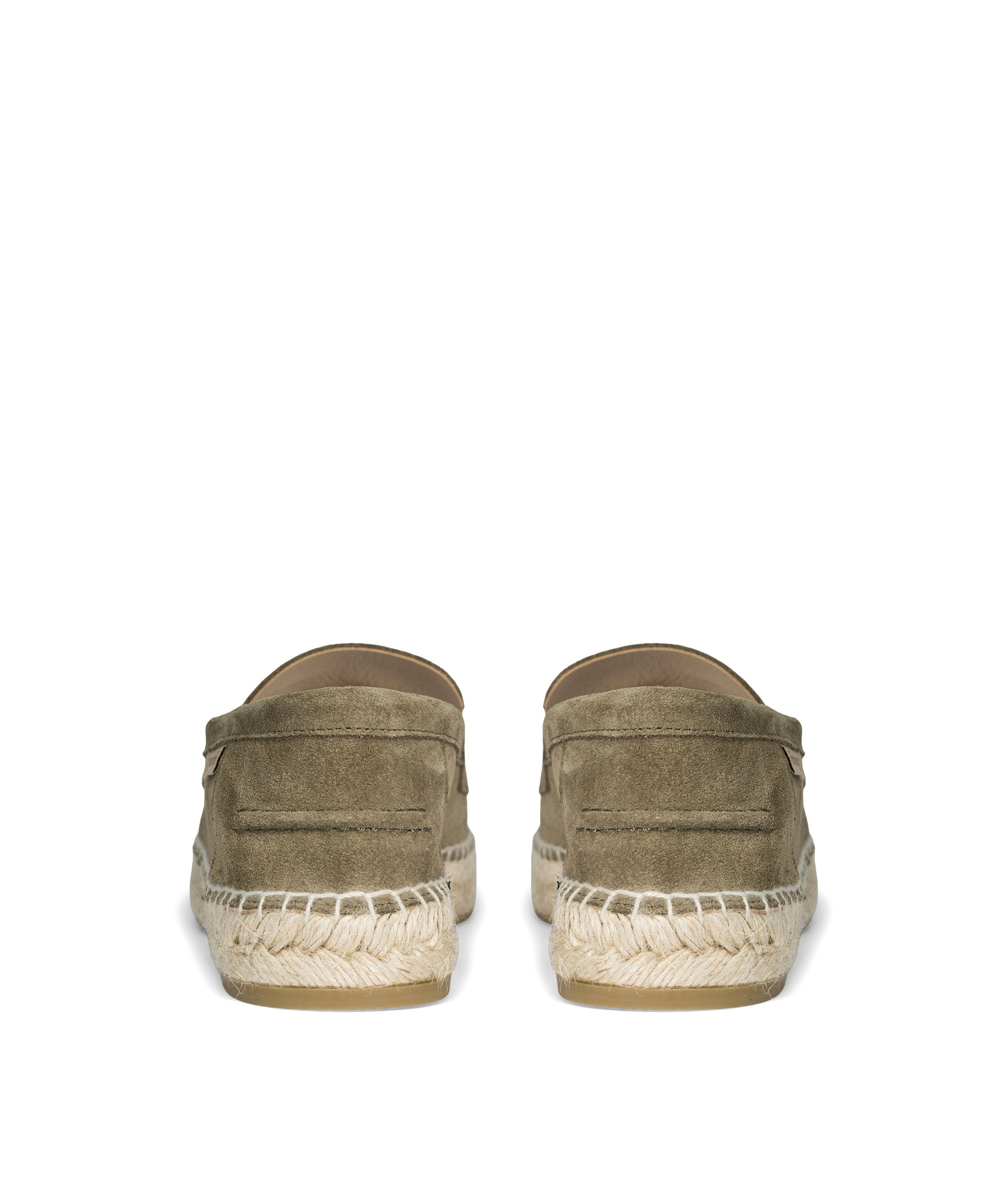 NEVADA Suede Olive Loafers