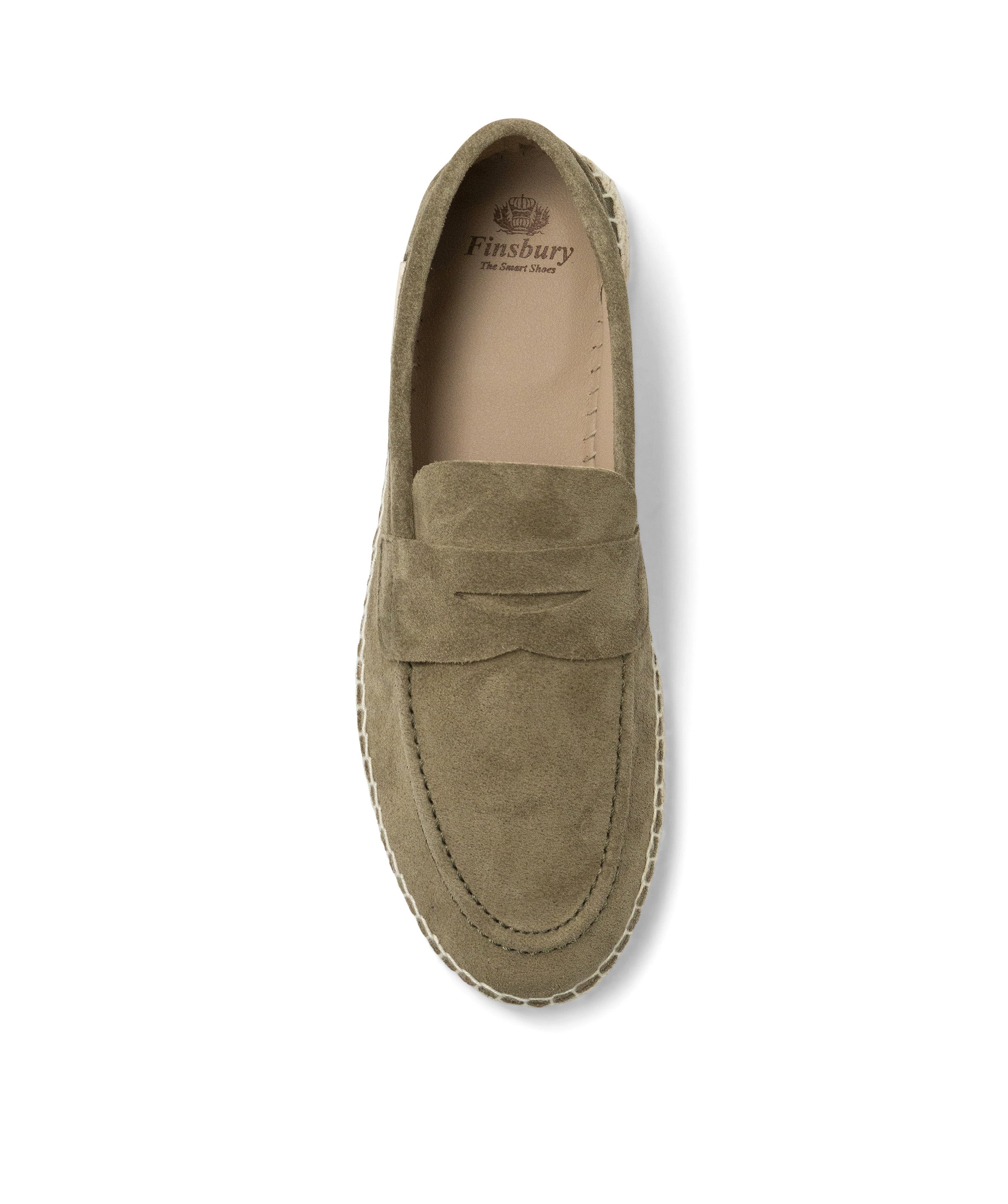 NEVADA Suede Olive Loafers