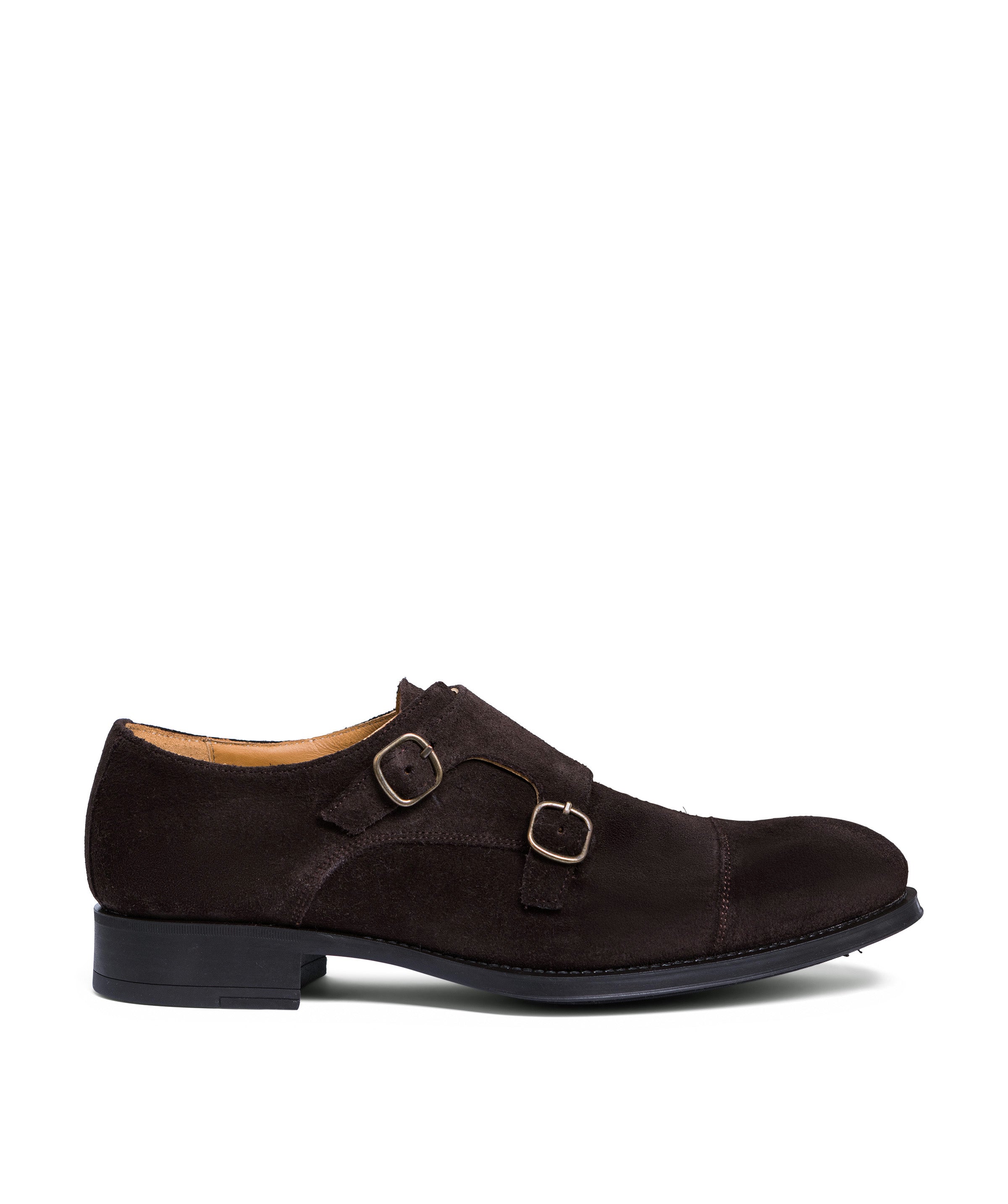Boucles SHELTON Daim Marron
