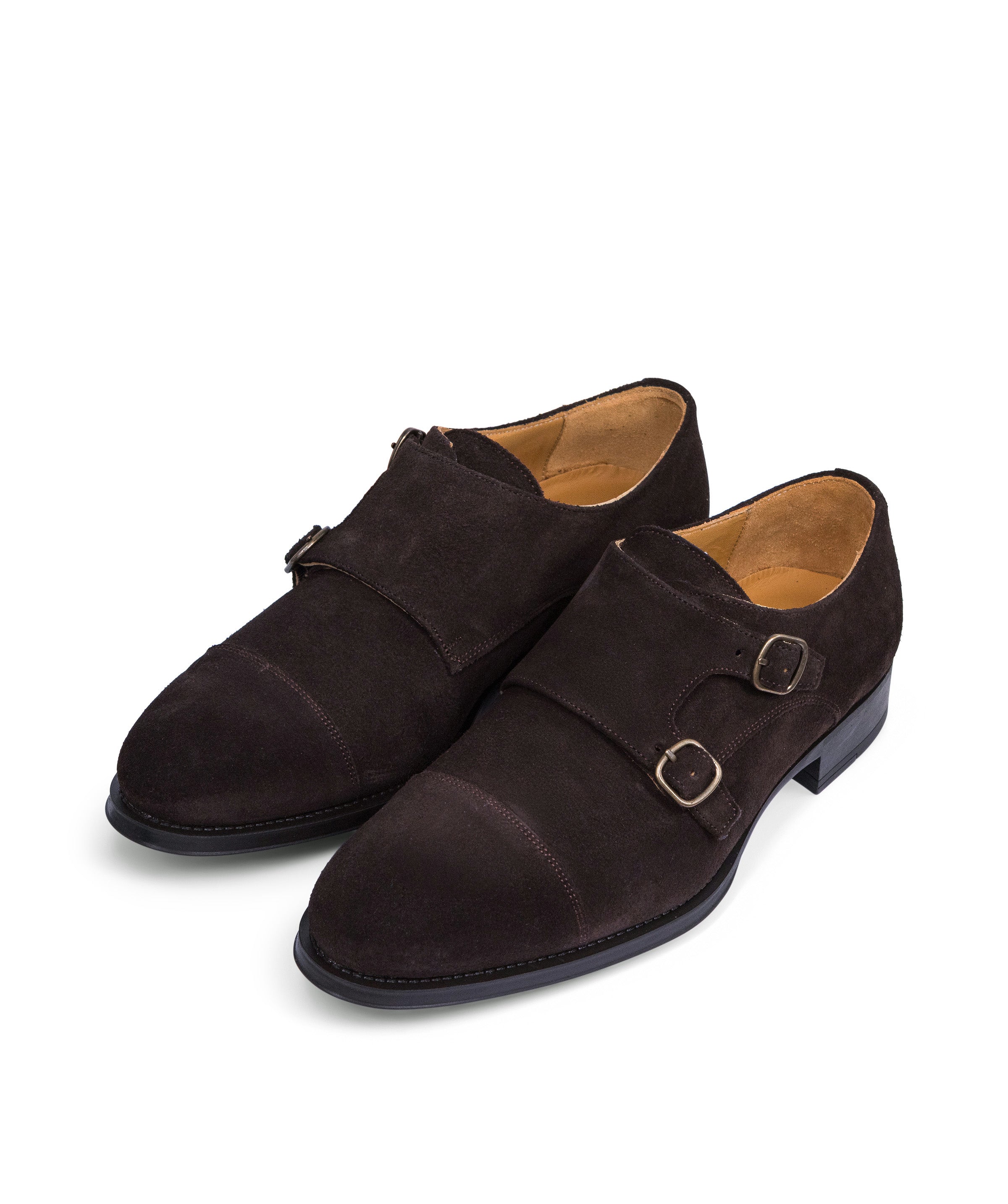 Boucles SHELTON Daim Marron