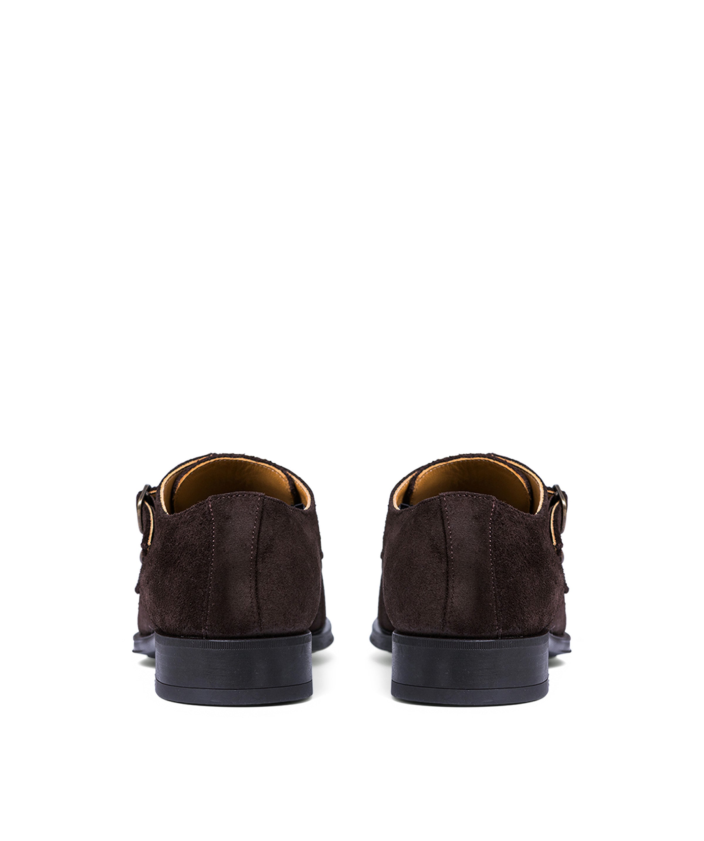 Boucles SHELTON Daim Marron