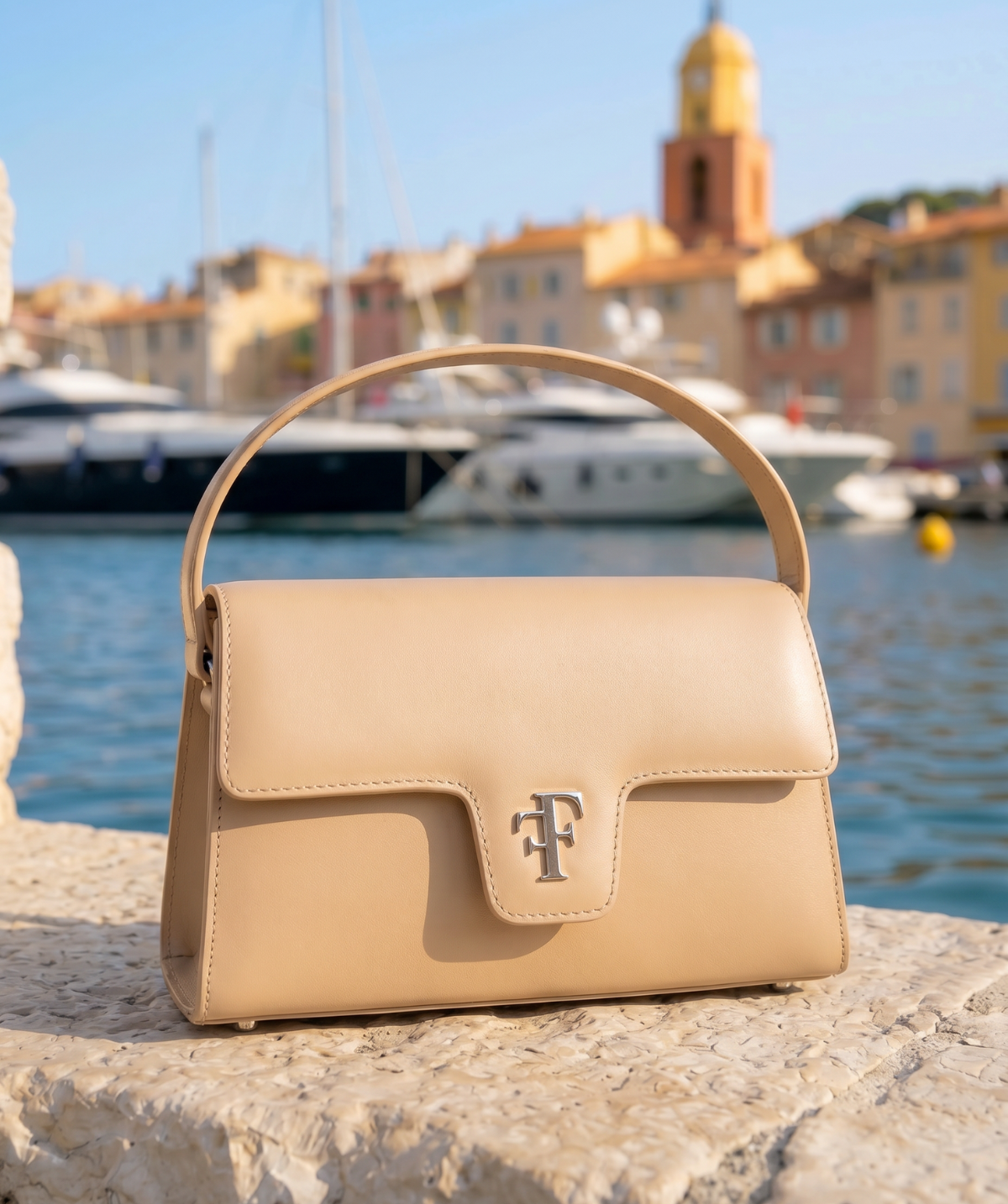 Sac FF23 Beige Argent