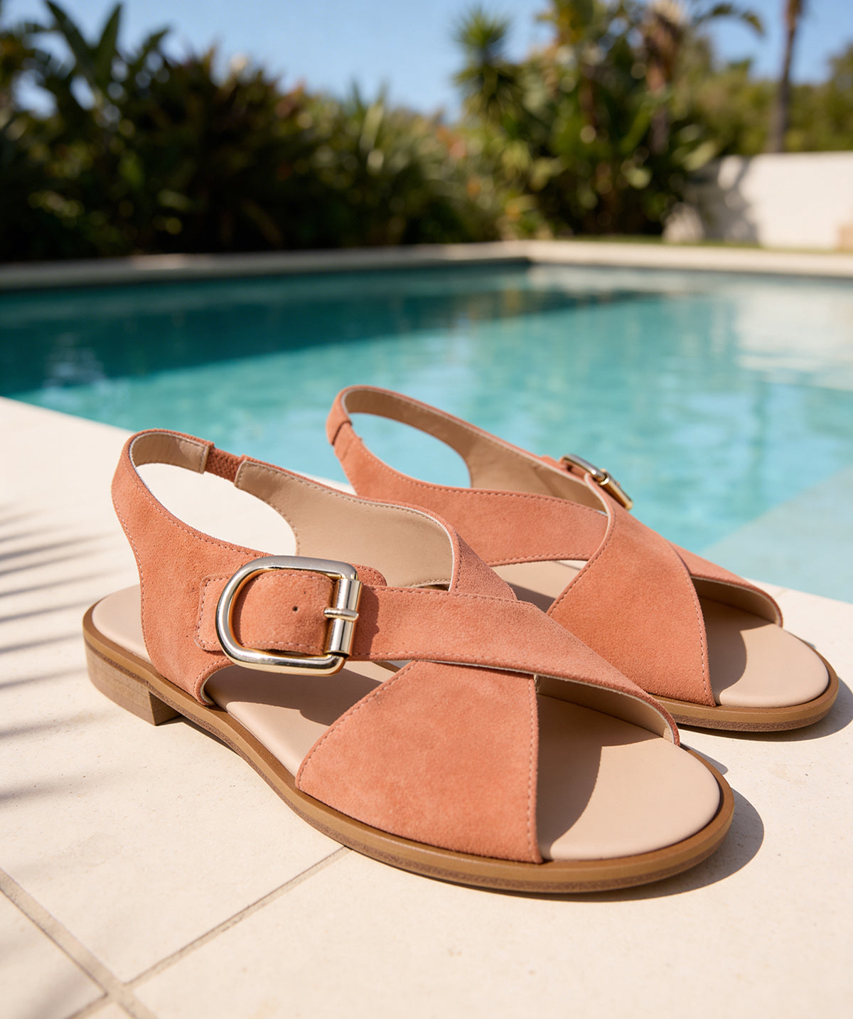 COLETTE Peach Sandals