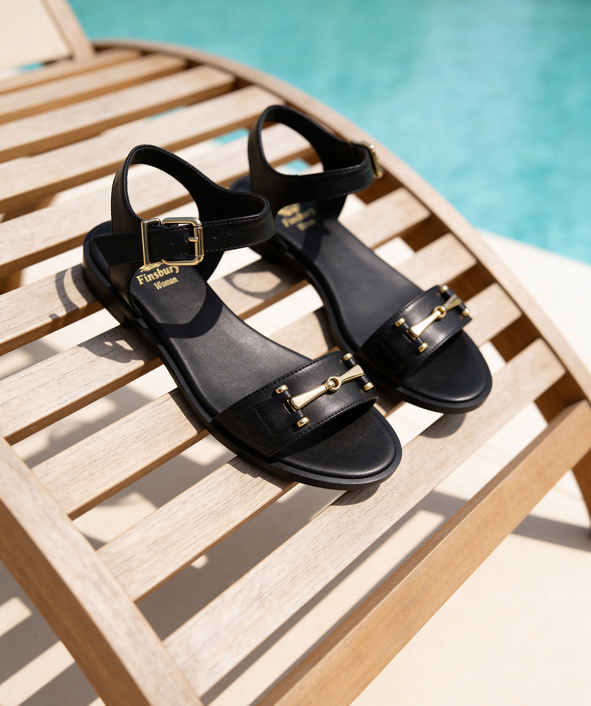 LEA Black Sandals