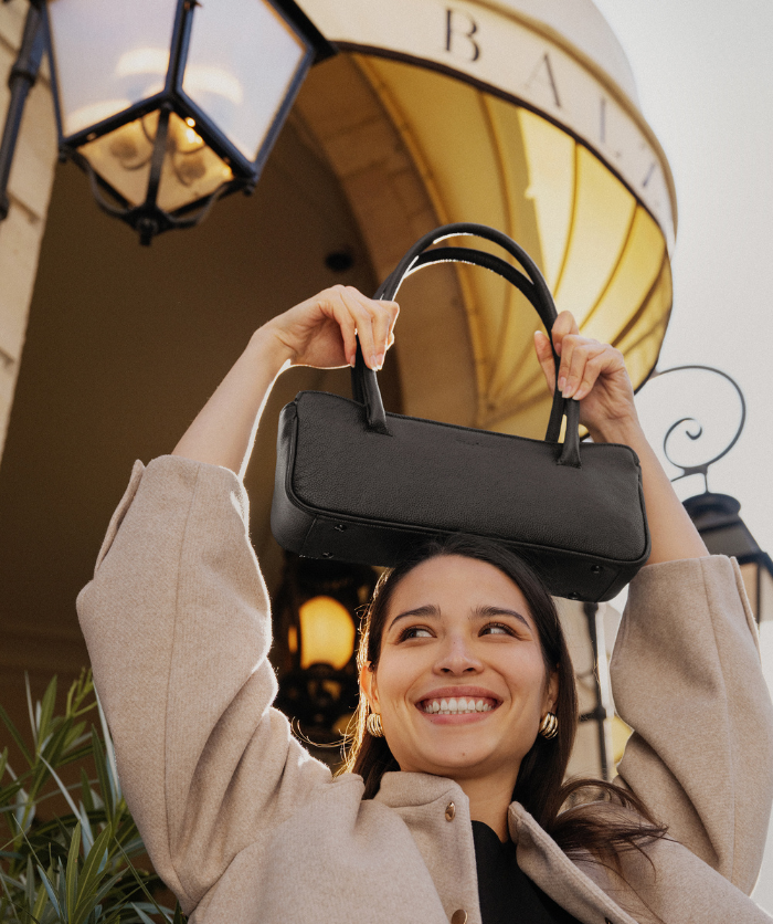 Sac DONA Grainé Noir