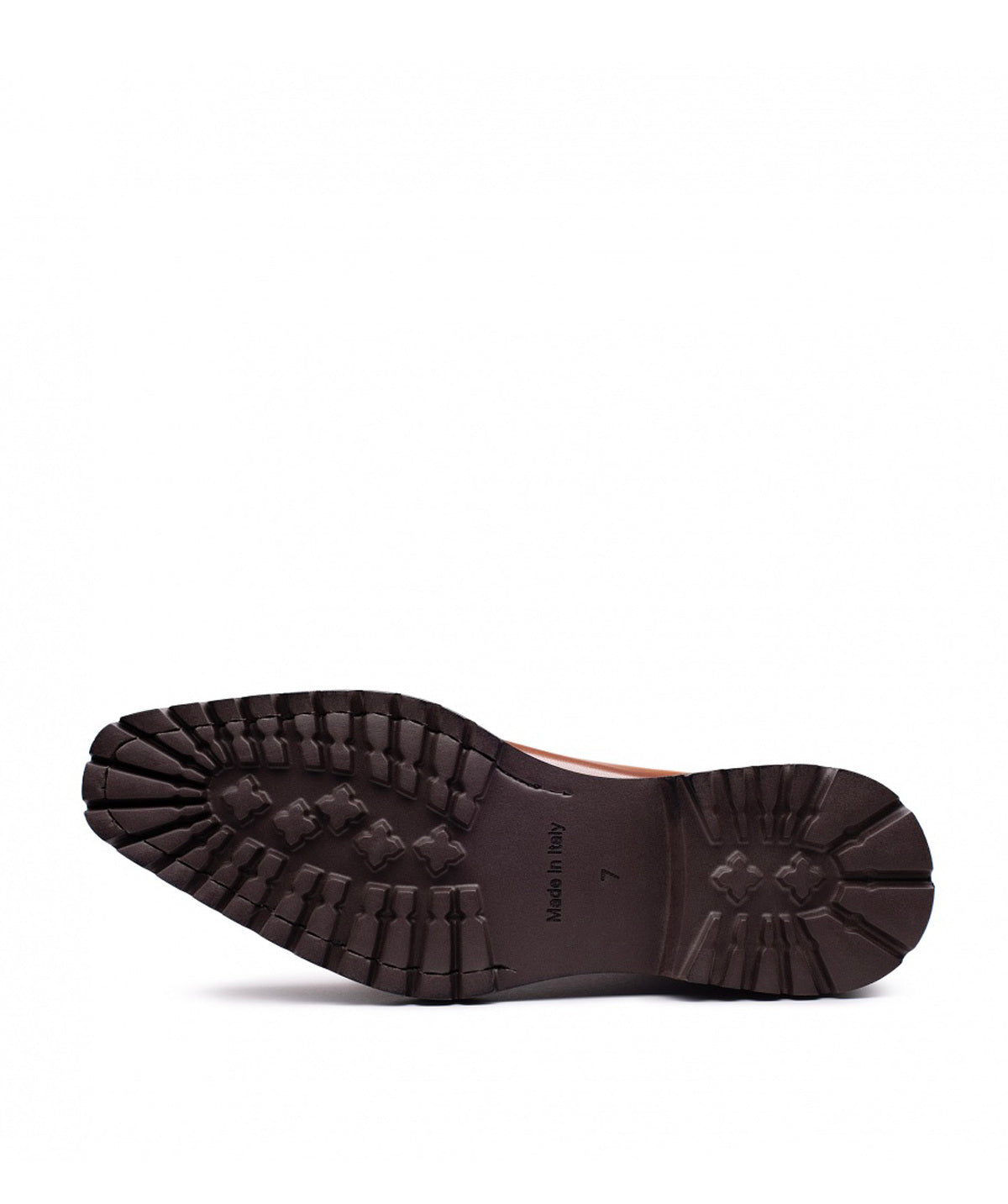 EMILIO Patinated Brown Ankle Boots