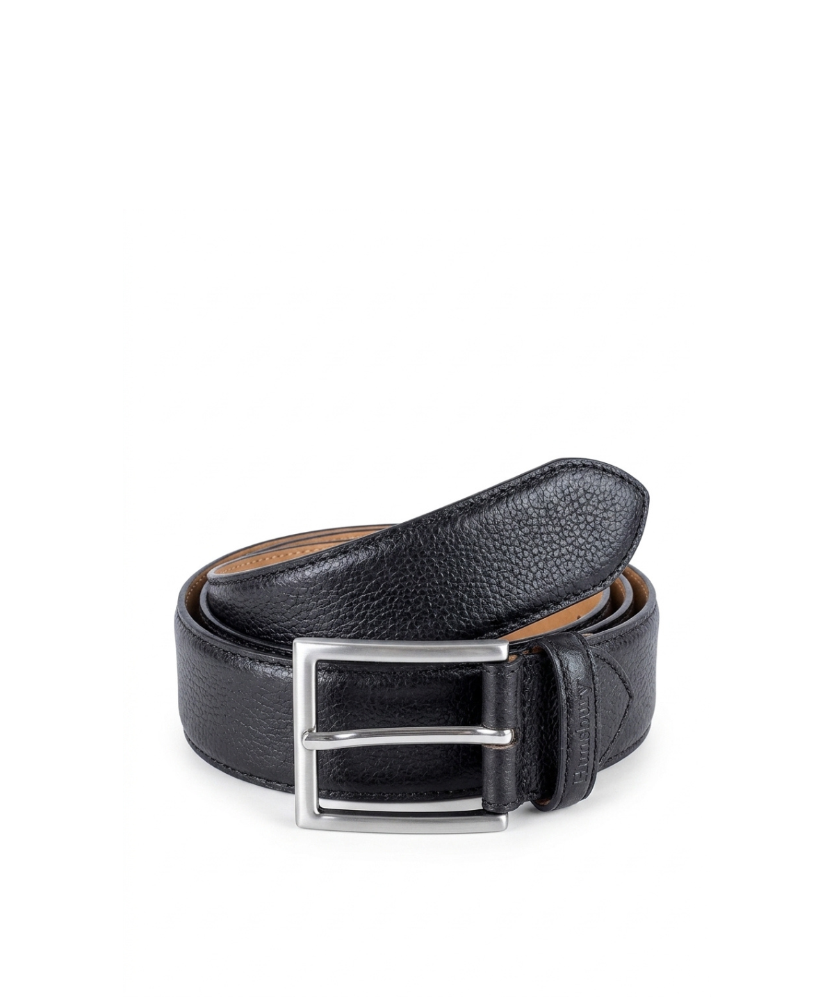 Ceinture Cuir Grene Noir