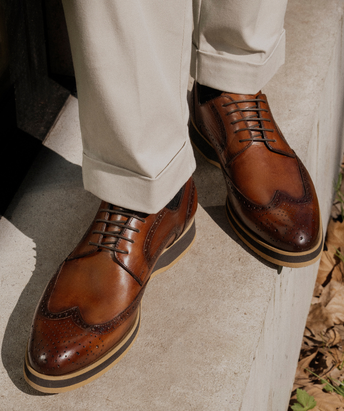 Derby ELIAS Marron Patine