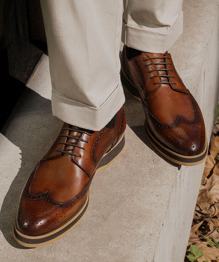 Derby ELIAS Marron Patine