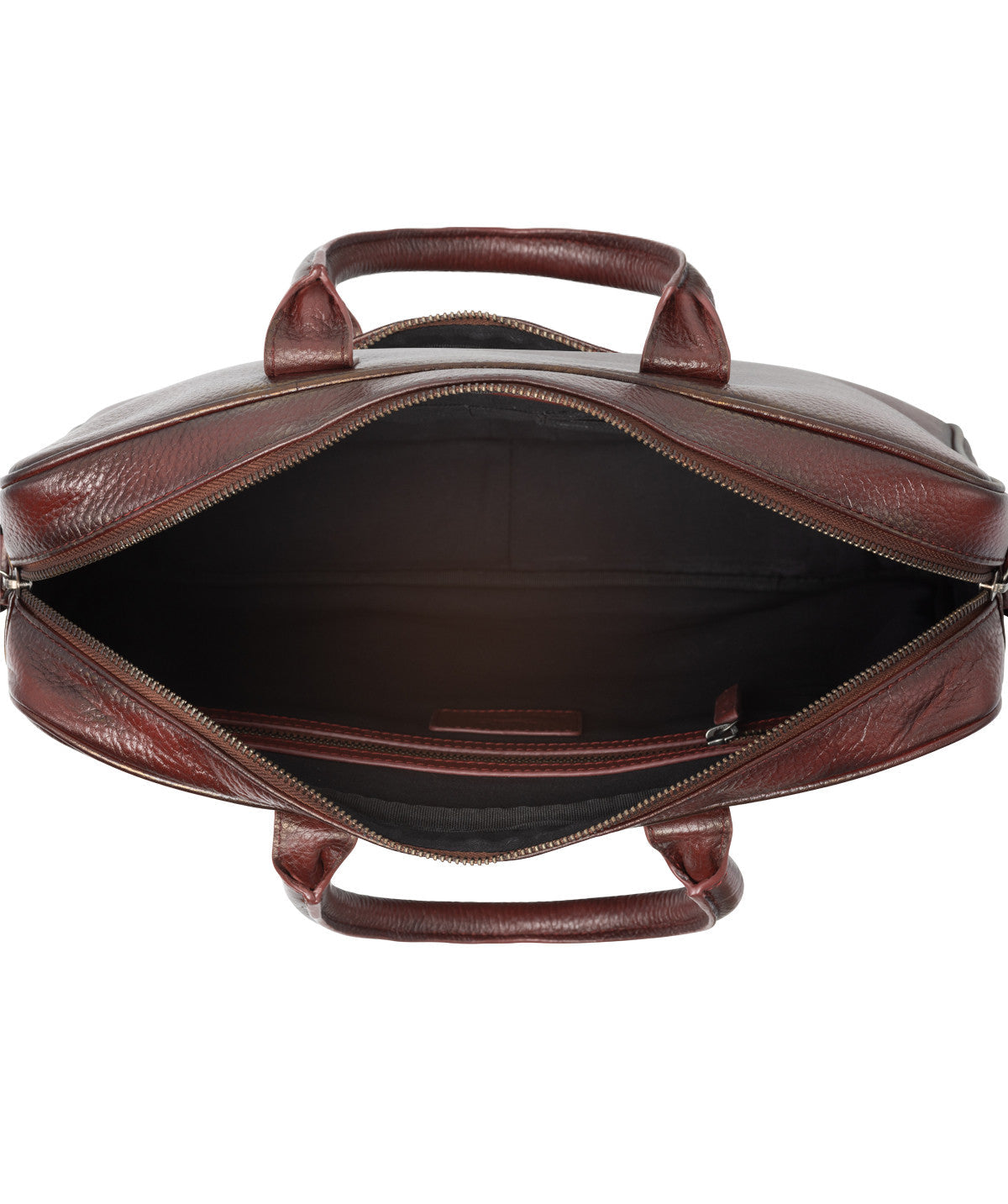 Mallette Grainée Bordeaux Foncé