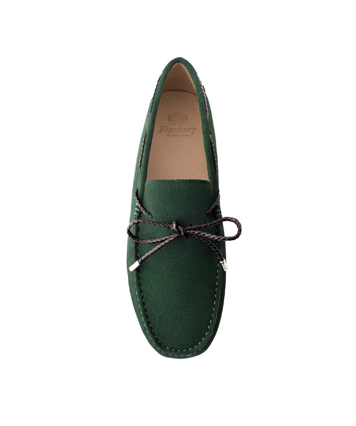CANCUN Green Suede Moccasin