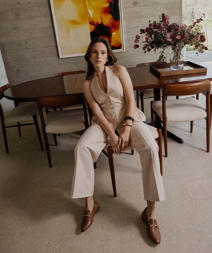 Mocassins AMELIE Cognac