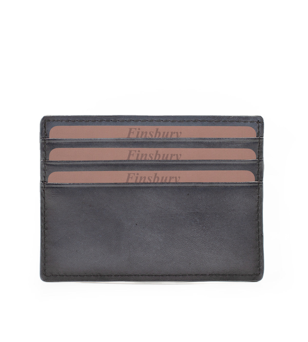 Porte-cartes Gris Patiné