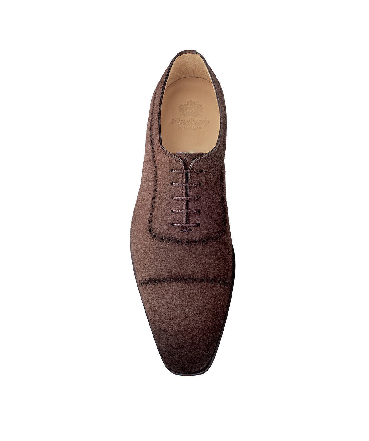 LORENZO Brown Suede Richelieu