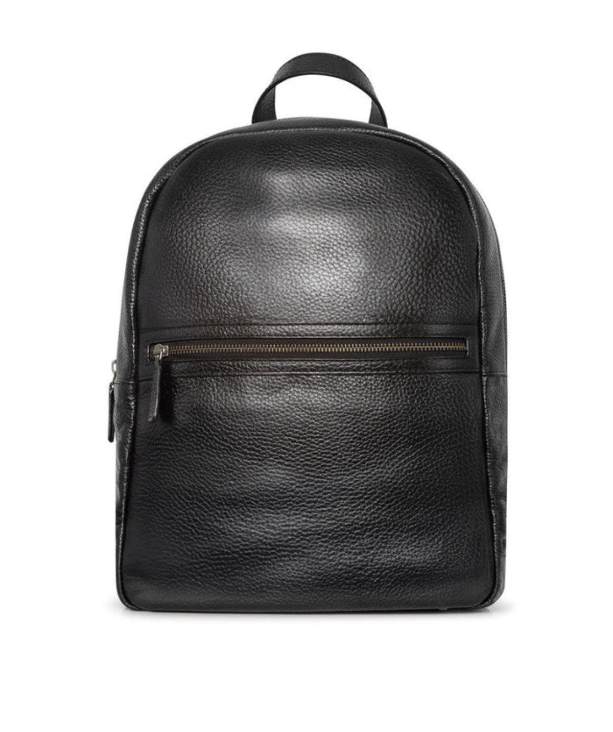 Sac Ã  Dos en Cuir Grainé Noir